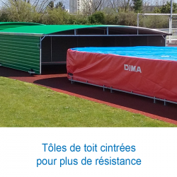 GARAGE HAUTEUR AEROMOUSSE EPS POUR SAUTOIR 5.00 X 3.20 M
