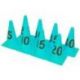 NUMBERED CONES HEIGHT 30CM SET OF 8