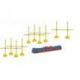 HAIE MULTI-FONCTION AVEC SOCLES A LESTER LOT DE 5