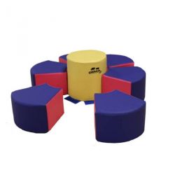 FLOWER SHAPED CHILDREN'S READING SETUP