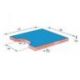 MATELAS DE CHUTE NAGE-KOMI AVEC ENCOCHE TRAPEZOIDALE 240 X 200 X 20 CM