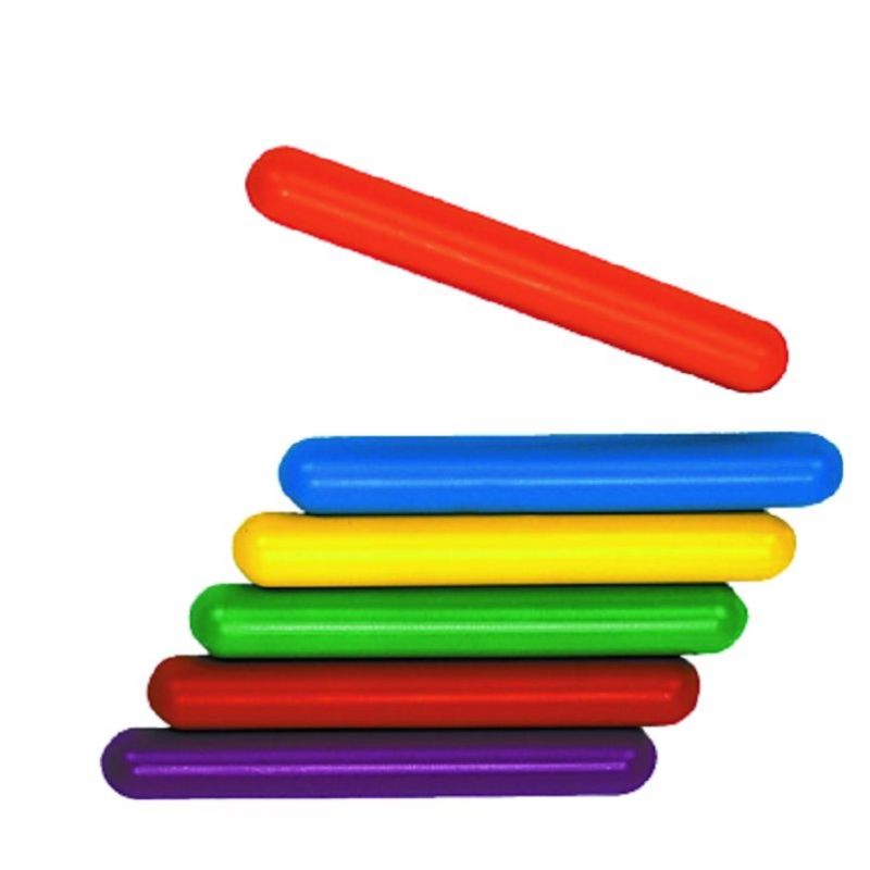 PLASTIC RELAY BATONS SET OF 6