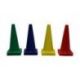 COLOURED PVC CONE MARKERS HEIGHT 17CM OR 37CM