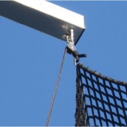 WORLD ATHLETICS GALVANIZED STEEL HAMMER CAGE WITH GROUND SLEEVES