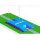 INTERNATIONAL DOUBLE-FRONT UP&amp;DOWN POLE VAULT LANDING SYSTEM 11.00 X 6.00 M