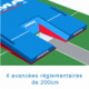 INTERNATIONAL DOUBLE-FRONT UP&amp;DOWN POLE VAULT LANDING SYSTEM 11.00 X 6.00 M