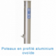 POTEAUX HAUTEUR ALUMINIUM GRAND CHAMPIONNAT A MANIVELLE - LA PAIRE