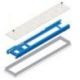 RAIL TO BE EMBEDDED WITH SLIDING CART AND COVER