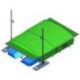 SHED FOR REVERSIBLE POLE-VAULT LANDING SYSTEM FOR 7.00 X 5.00 M MAT
