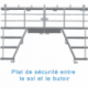 GALVANIZED PLATFORM CUSTOM MADE