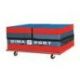 TRANSPORT CART ON WHEELS FOR FOLDABLE HIGH JUMP MATS 200 X 200 X 10 CM