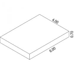 INTERNATIONAL HIGH JUMP LANDING SYSTEM 6.00 X 4.00 X 0.70M