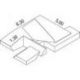 DIMASPORT CLUB POLE VAULT LANDING SYSTEM 6.30 X 5.00 X 0.80/0.50 M