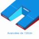 DIMASPORT CLUB POLE VAULT LANDING SYSTEM 6.30 X 5.00 X 0.80/0.50 M