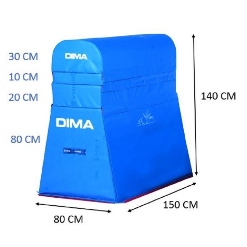 MAXI VAULTING HORSE FOAM MODULE 150 X 80 X 140 CM
