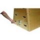 PLINTH BOIS OBLIQUE DE GYMNASTIQUE AVEC ROULETTES INTÉGRÉES 140 X 75/40 X 110 CM