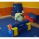POUTRE SURÉLEVÉE D'ÉQUILIBRE EN MOUSSE POUR ENFANT DE 2-8 ANS 120 x 60 x 55 CM