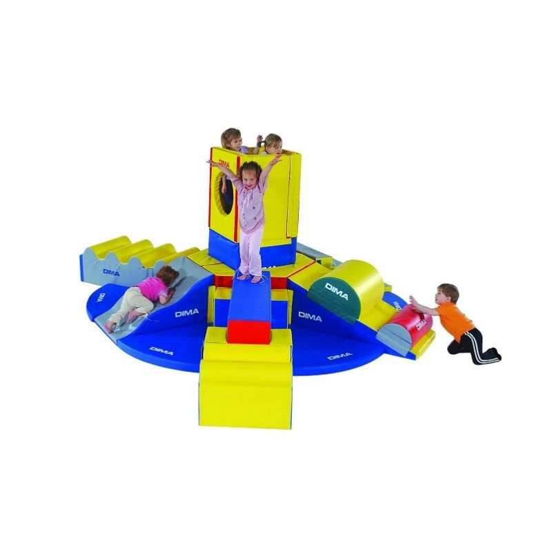 PARCOURS DE MOTRICITÉ DES DIABOLIQUES 22 MODULES MOUSSE POUR ENFANTS DE 2-8 ANS