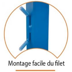 CLUB BADMINTON POSTS 26KG SET OF 2