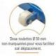 POTEAUX BADMINTON CLUB 52KG LA PAIRE