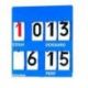 REPLACEMENT DIGIT BLOCK FOR PERFORMANCE INDICATOR 19 X 33.5 CM