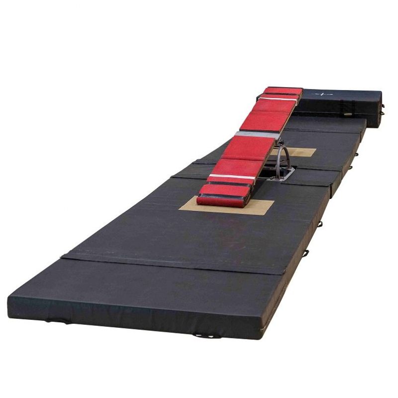 ENSEMBLE DE MATELAS NOIR BIDENSITE POUR BASCULE COREENNE 890 X 170 X 15 CM