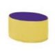 MINI POUF OVAL POUR ENFANT 26 X 34 CM