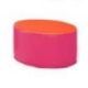 MINI POUF OVAL POUR ENFANT 26 X 34 CM