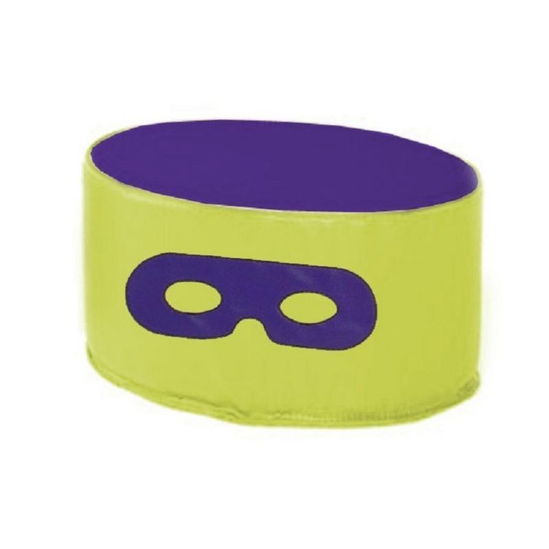 MINI POUF OVAL POUR ENFANT 26 X 34 CM