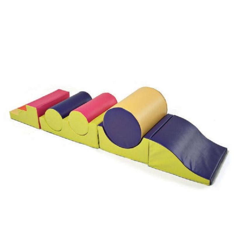 CHEMIN ROULE BOULE 7 MODULES EN MOUSSE POUR ENFANT DE 2-3 ANS