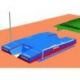 POLE-VAULT RAIL WITH SLIDING CART TO BE FIXED OR EMBEDDED PER LINEAR METER