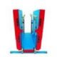 FREE-STANDING PARALLEL BARS WITH ROLLERS AND MATTRESS