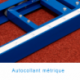 POLE-VAULT RAIL WITH SLIDING CART TO BE FIXED OR EMBEDDED PER LINEAR METER